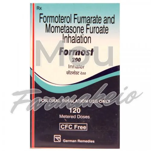 formoterol fumarate + mometasone furoate (φορμοτερόλη φουμαρική + μομεταζόνη φουροϊκή) χωρίς ιατρική συνταγή